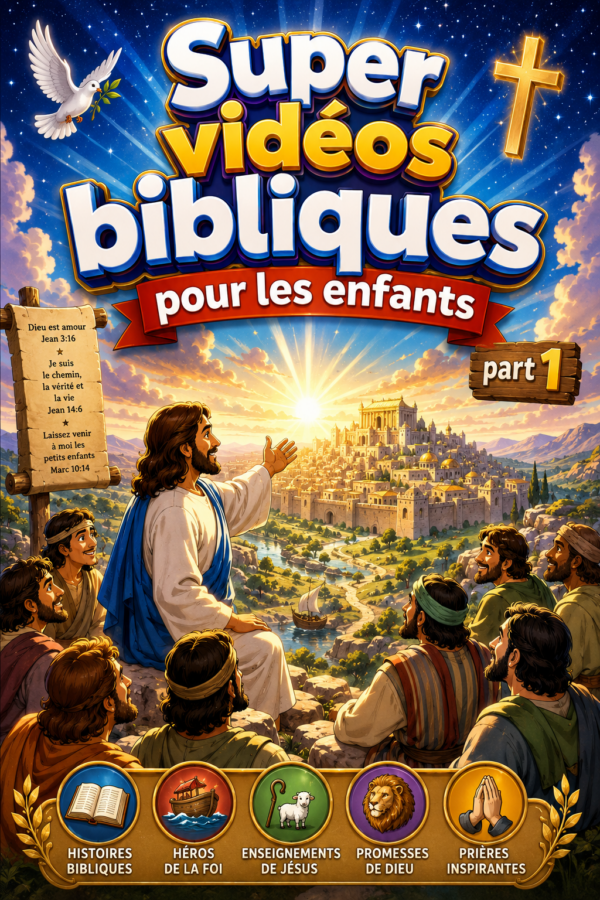 Super vidéos bibliques pour les enfants part 1 Super vidéos bibliques pour les enfants part 1